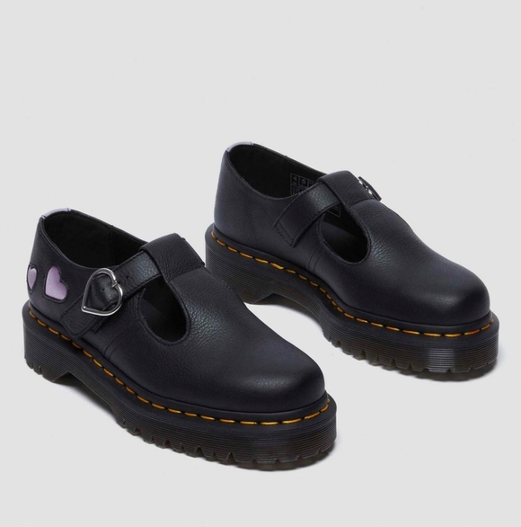 Dr. Martens Shoes - Polley Heart leather maryjanes